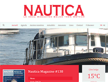 Tablet Screenshot of nautica-magazine.be
